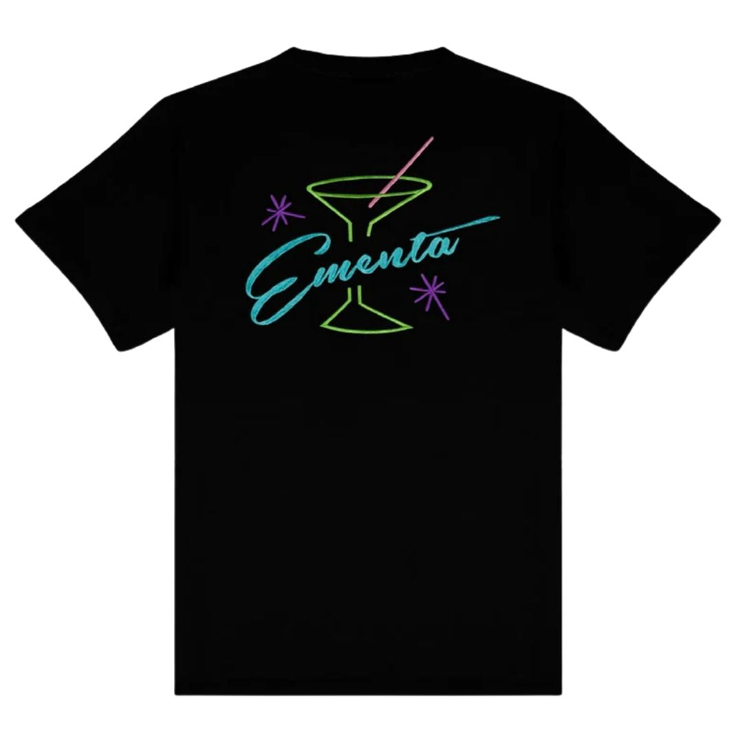 Ementa Cocktail T-Shirt - Black