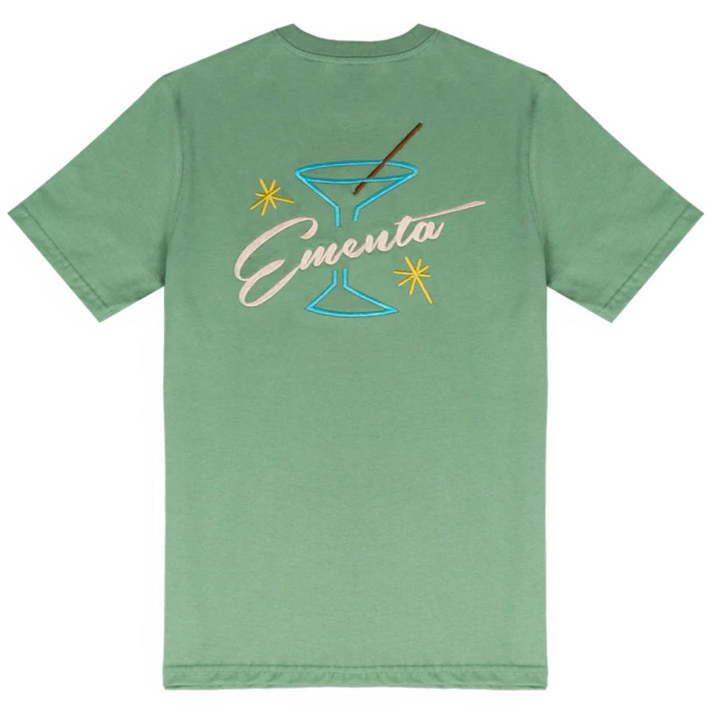 Ementa Cocktail T-Shirt - Sage | Lisbon Skateboarding Label