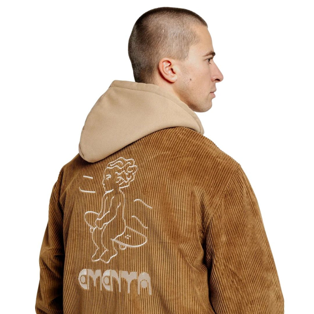 Ementa Ikon Cord Jacket - Dark Brown