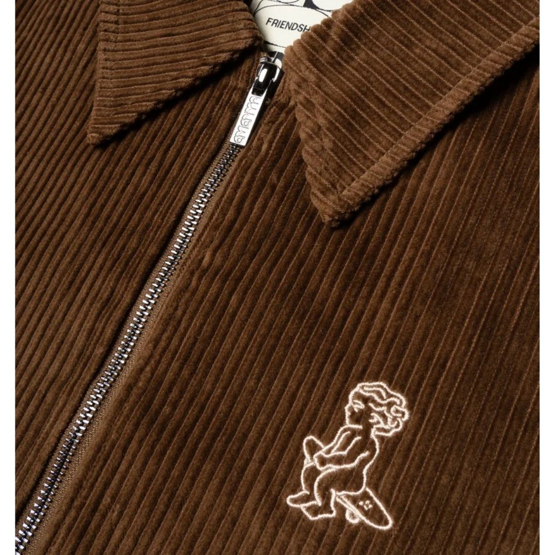 Ementa Ikon Cord Jacket - Dark Brown