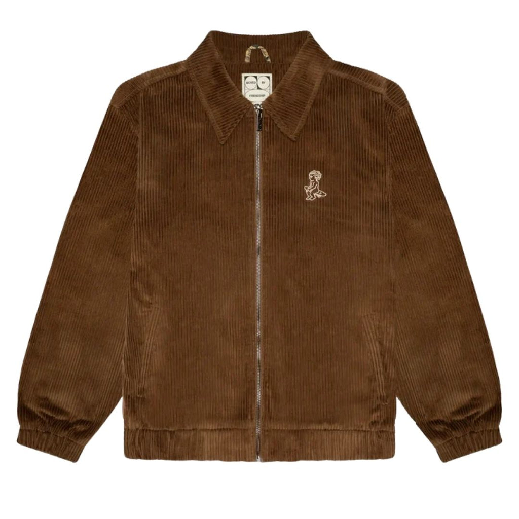 Ementa Ikon Cord Jacket - Dark Brown