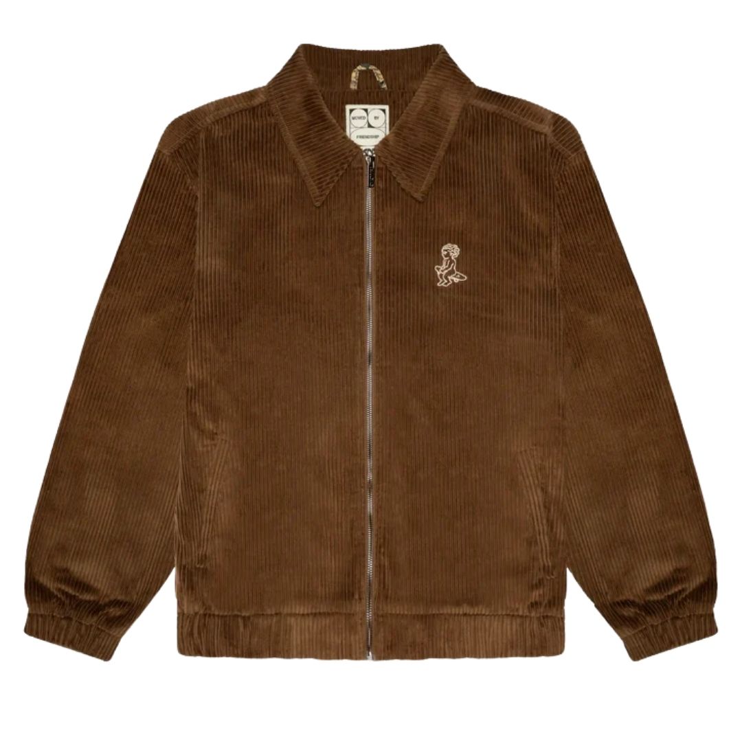 Ementa Ikon Cord Jacket - Dark Brown