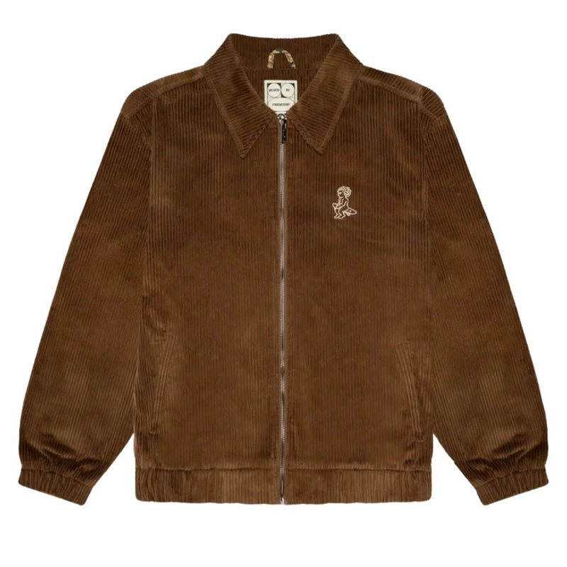 Ementa Ikon Cord Jacket - Dark Brown