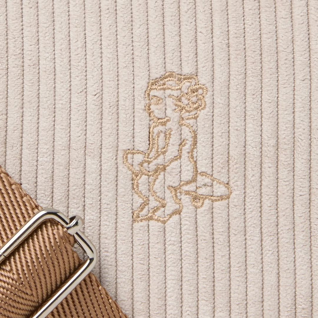 Fluffy Ikon Cord Bag - Off White