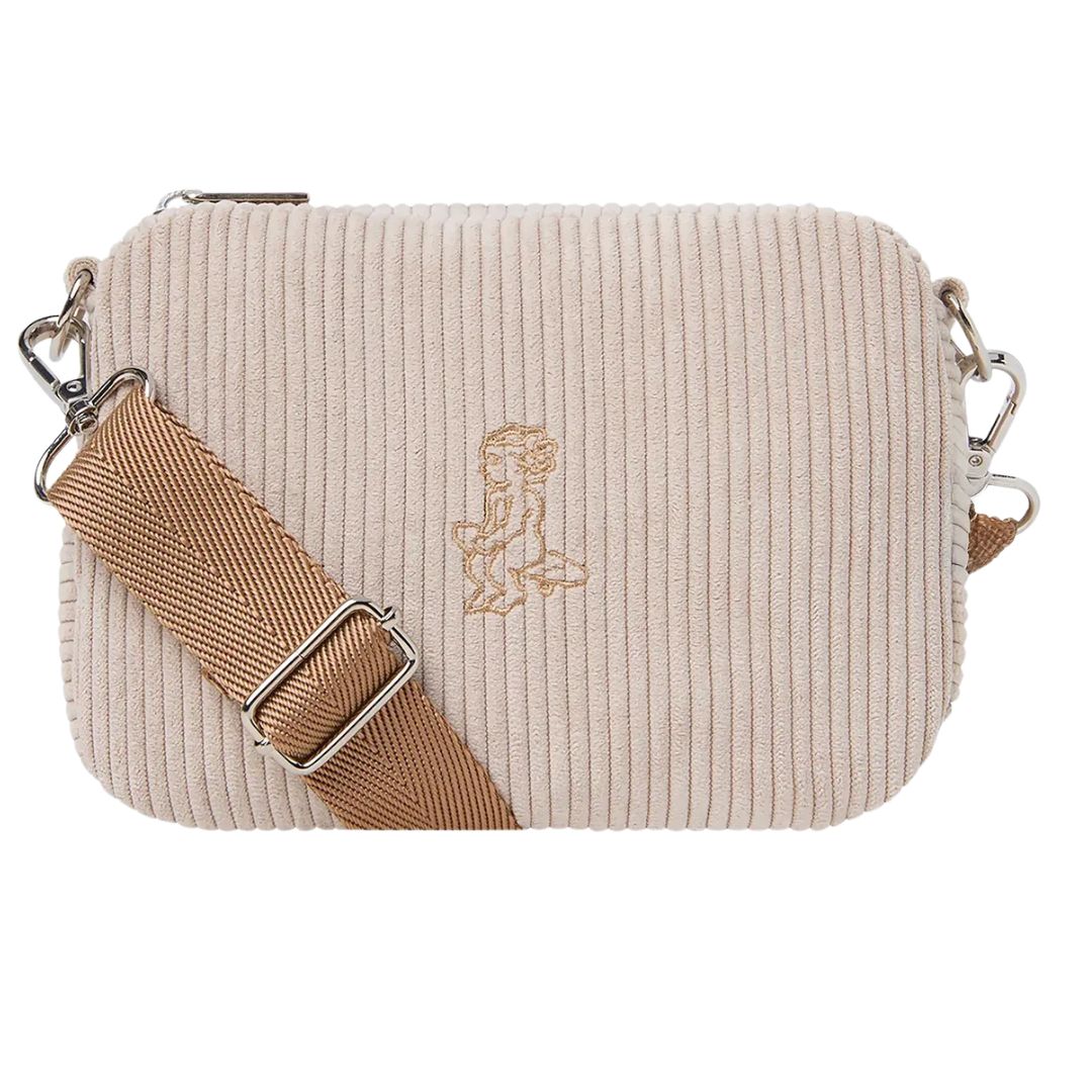 Fluffy Ikon Cord Bag - Off White