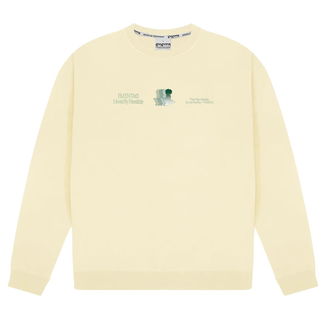 Friendship Canvas Crew Neck - Off White