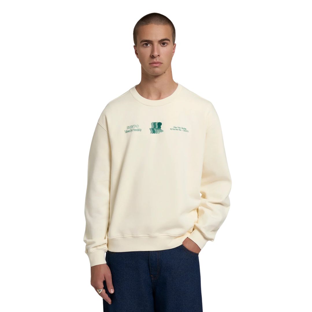 Friendship Canvas Crew Neck - Off White