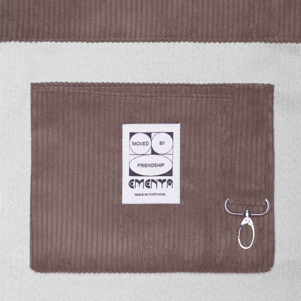 Ikon Cord Tote Bag - Coffee