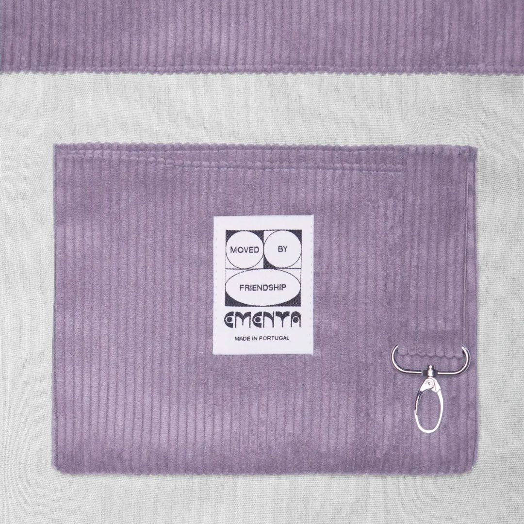 Ementa Ikon Cord Tote Bag - Purple