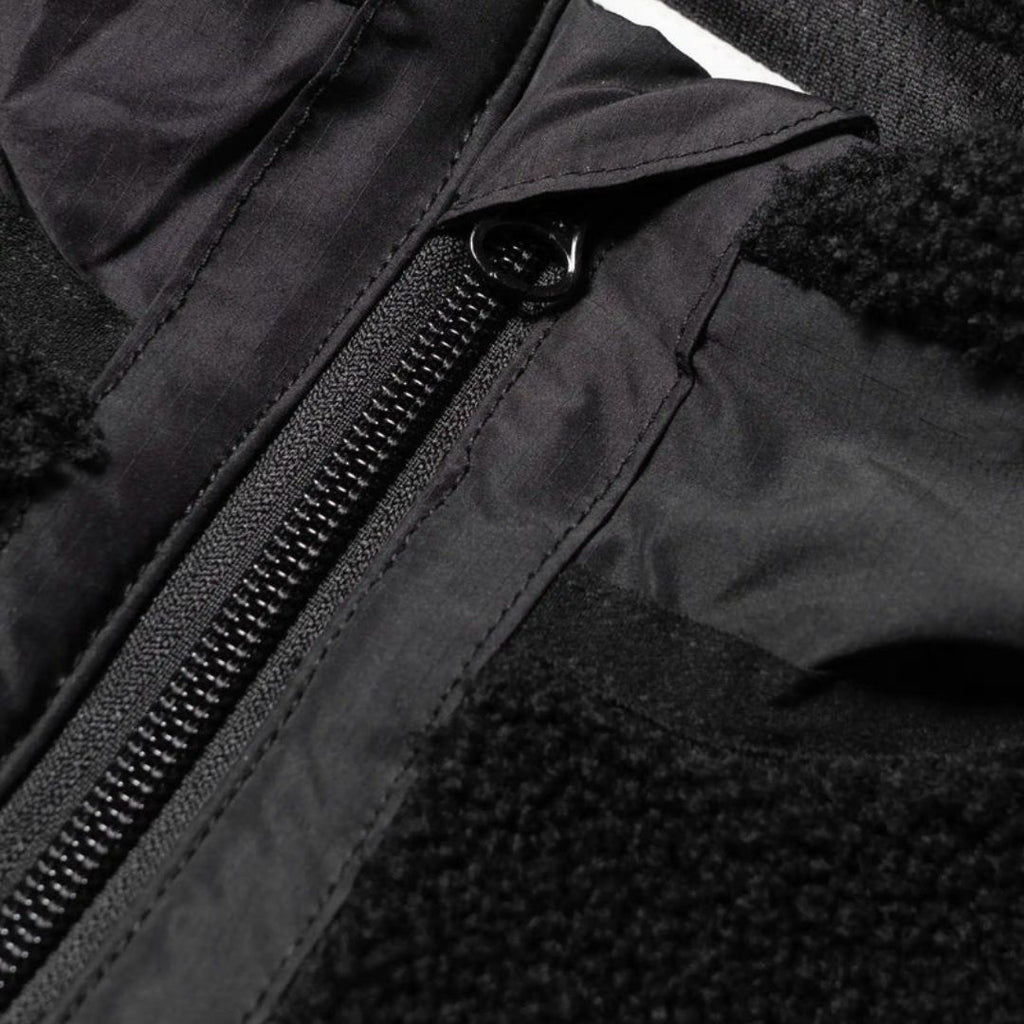 Ementa Ikon Flower Polar Vest - Black | Lisbon Skateboarding Label