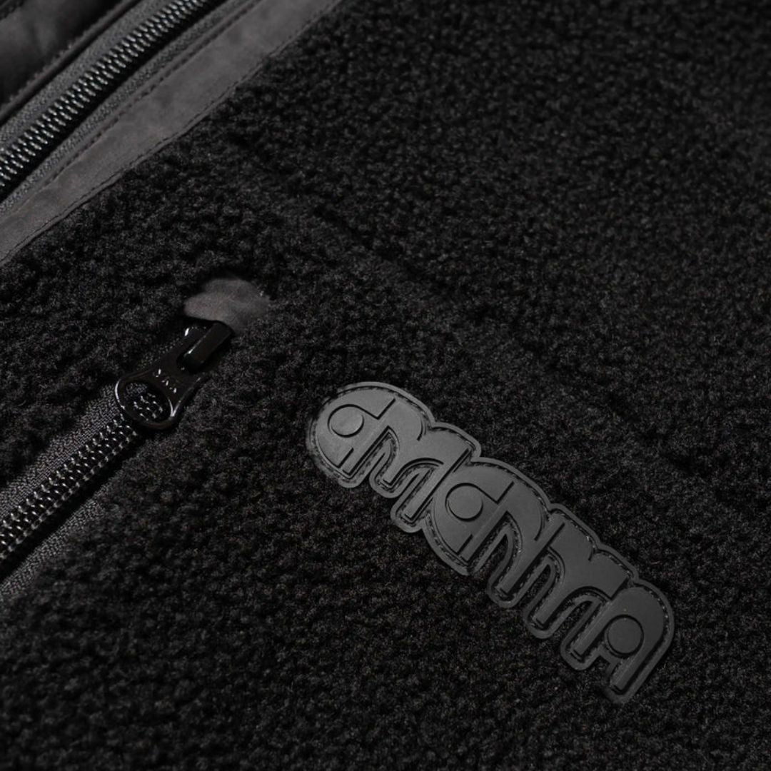 Ementa Ikon Flower Polar Vest - Black | Lisbon Skateboarding Label