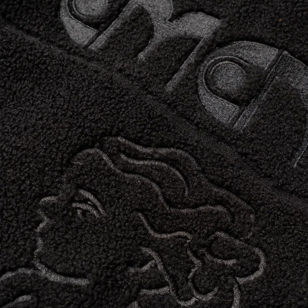 Ementa Ikon Flower Polar Vest - Black | Lisbon Skateboarding Label