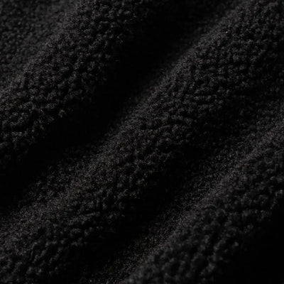 Ementa Ikon Flower Polar Zip Jacket - Black