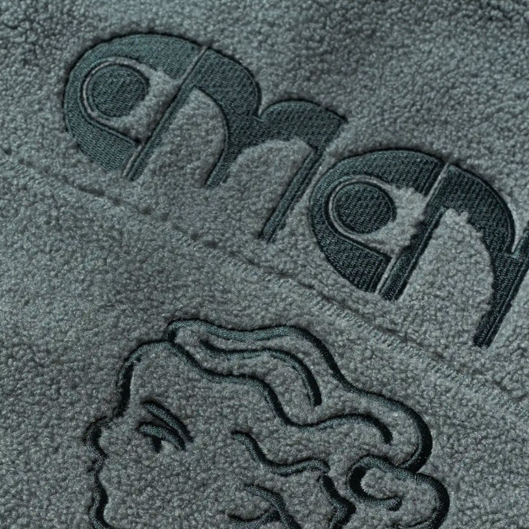 Ementa Ikon Flower Polar Zip Jacket - Sage