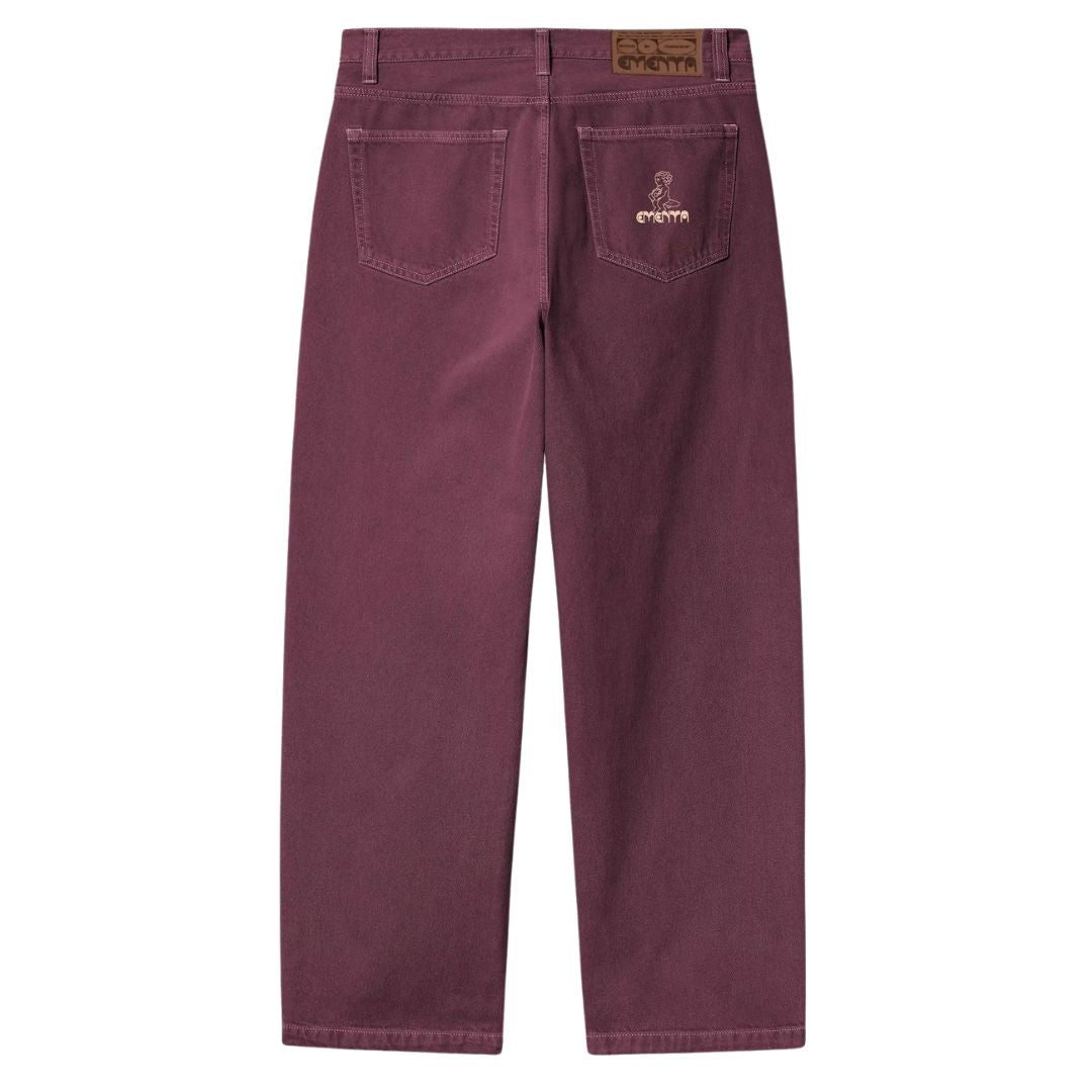 Ementa Ikon Relaxed Heavy Twill Pants - Burgundy
