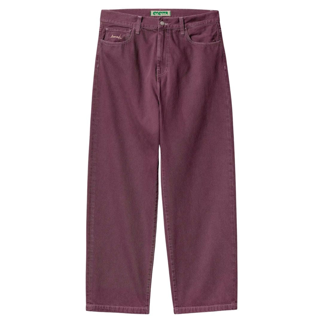 Ementa Ikon Relaxed Heavy Twill Pants - Burgundy