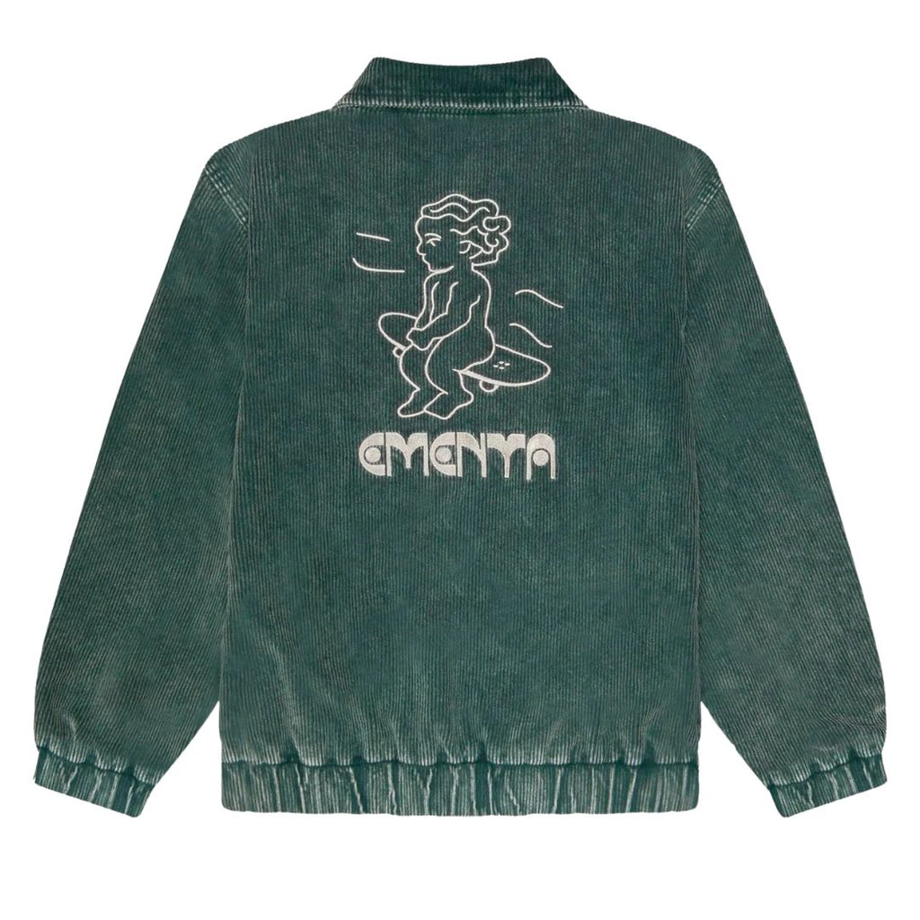 Ikon Washed Cord Jacket - Green Washed