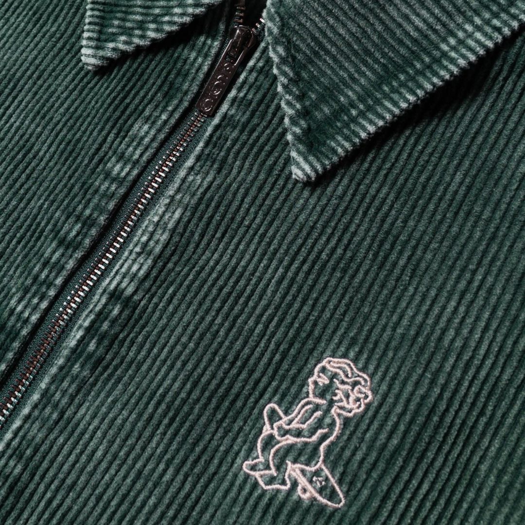 Ikon Washed Cord Jacket - Green Washed