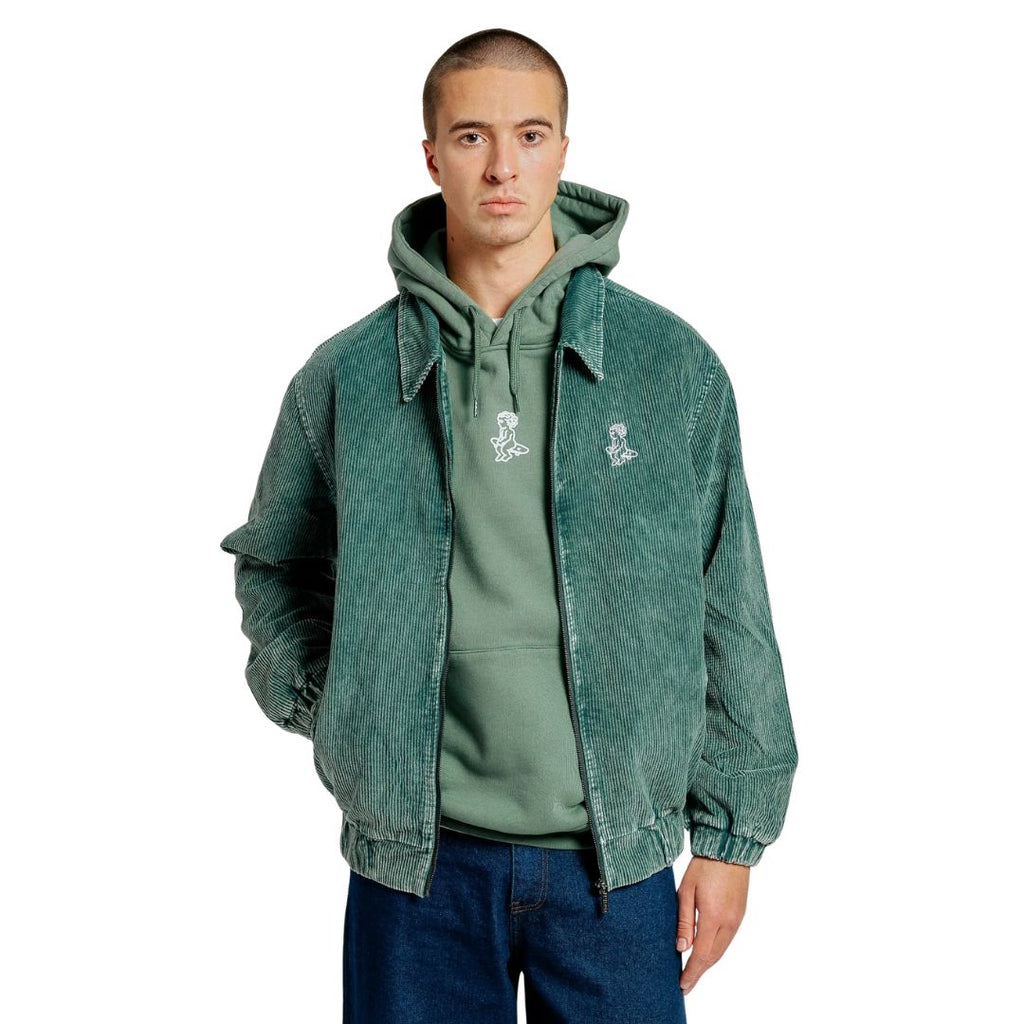 Ikon Washed Cord Jacket - Green Washed