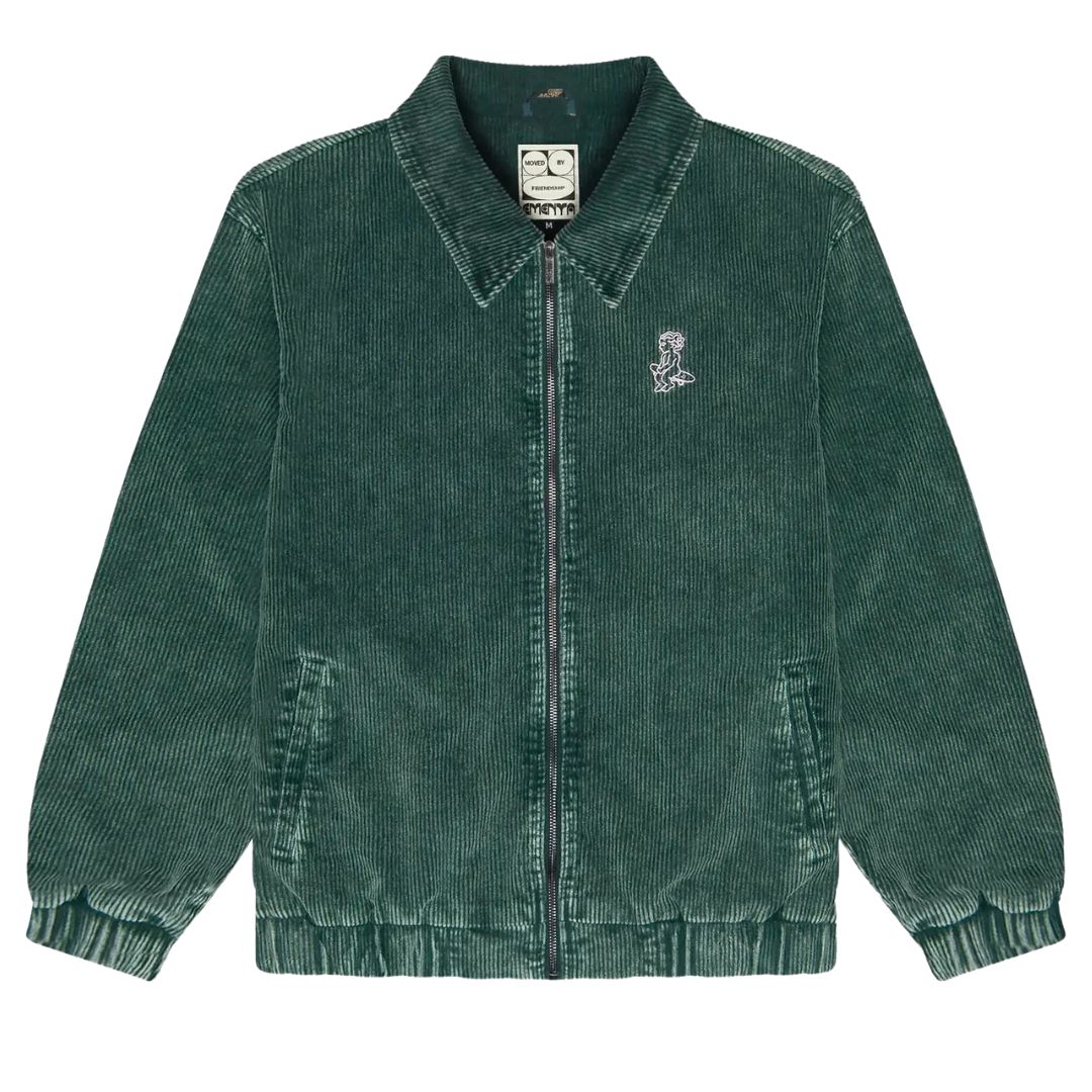 Ikon Washed Cord Jacket - Green Washed