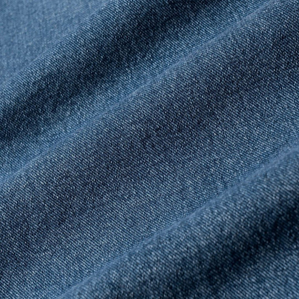 Womens Loofa Ikon Flower Denim Pants - Blue Stone Washed