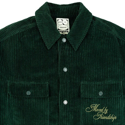 Ementa Looks Like Sherpa Overshirt - Green
