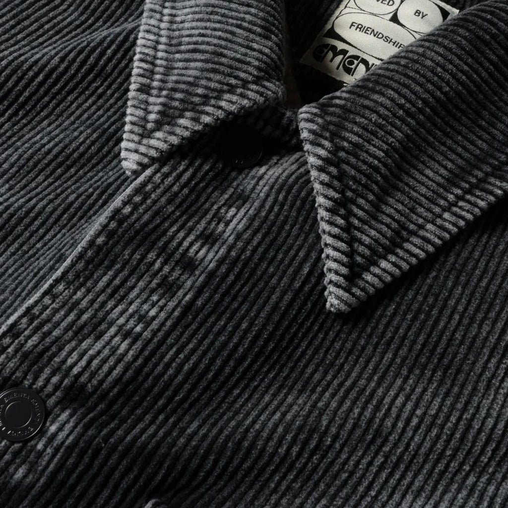 Looks Like Sherpa Washed Overshirt - Grey Washed
