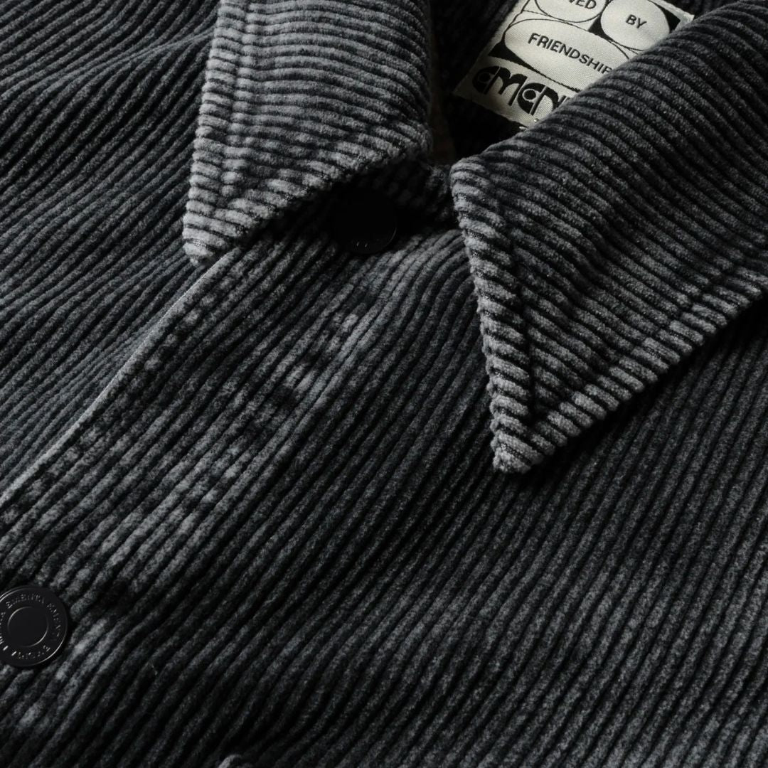 Looks Like Sherpa Washed Overshirt - Grey Washed