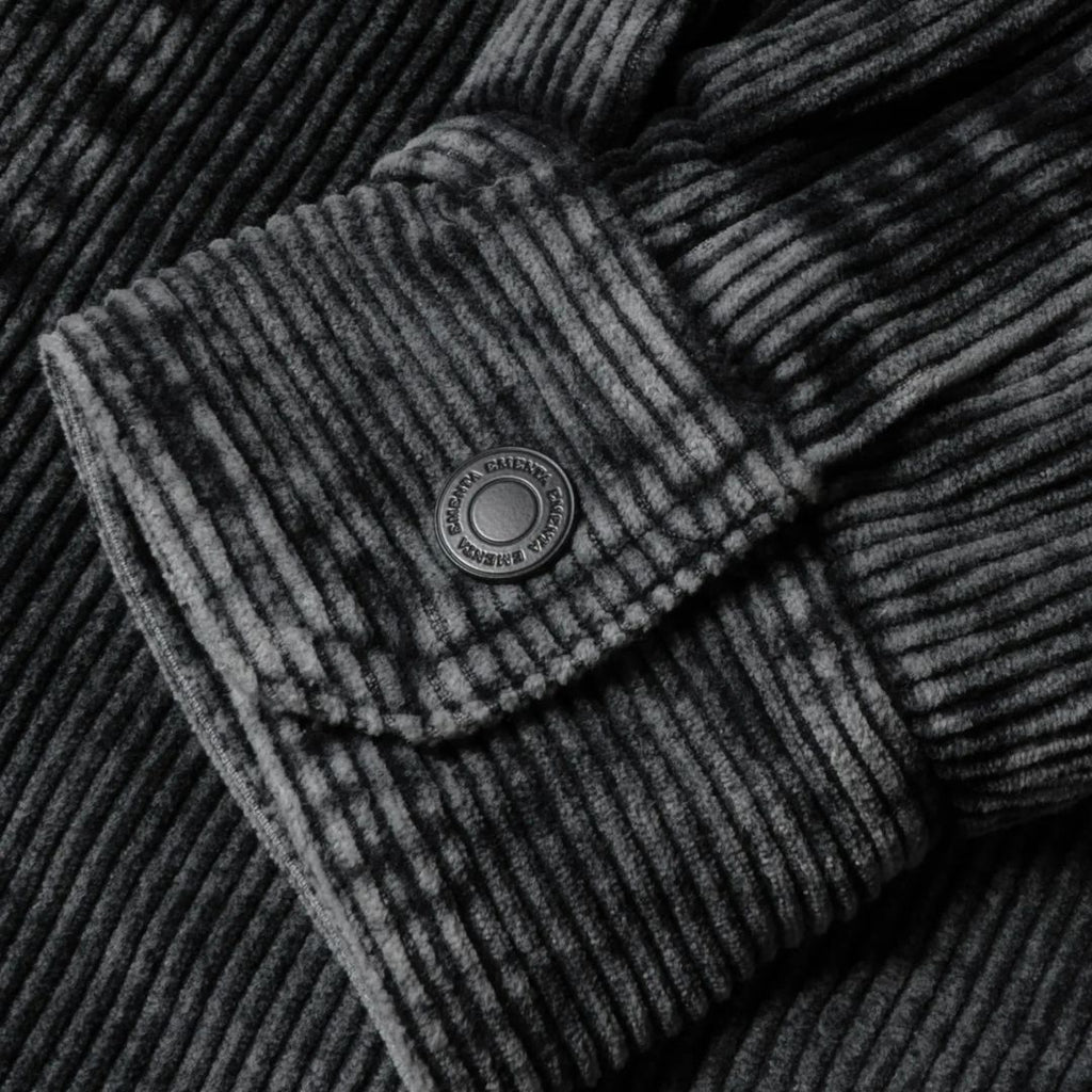 Looks Like Sherpa Washed Overshirt - Grey Washed