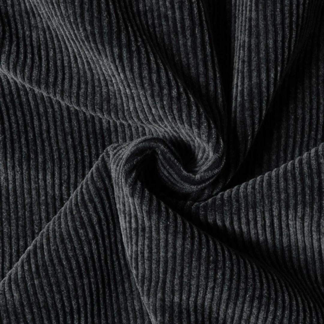 Looks Like Sherpa Washed Overshirt - Grey Washed