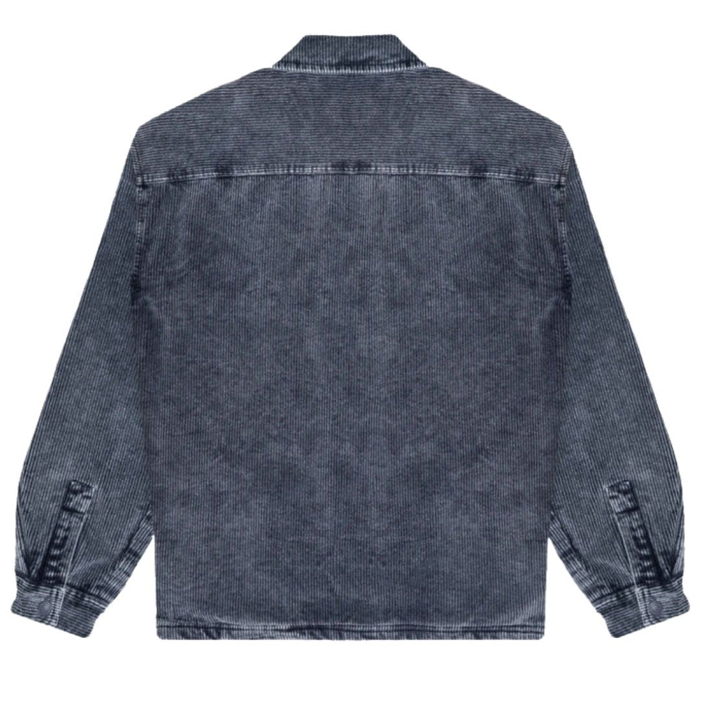 Looks Like Sherpa Washed Overshirt - Navy Washed