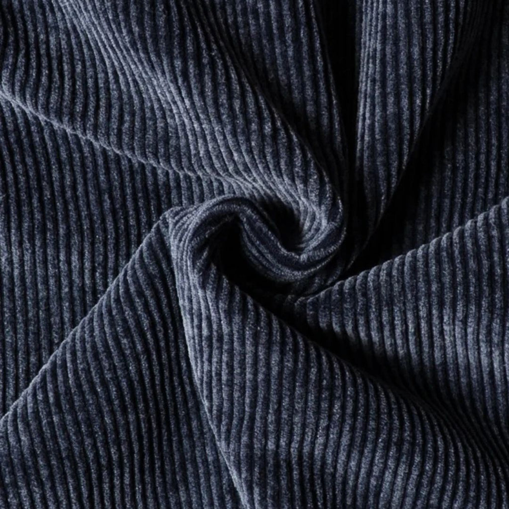 Looks Like Sherpa Washed Overshirt - Navy Washed