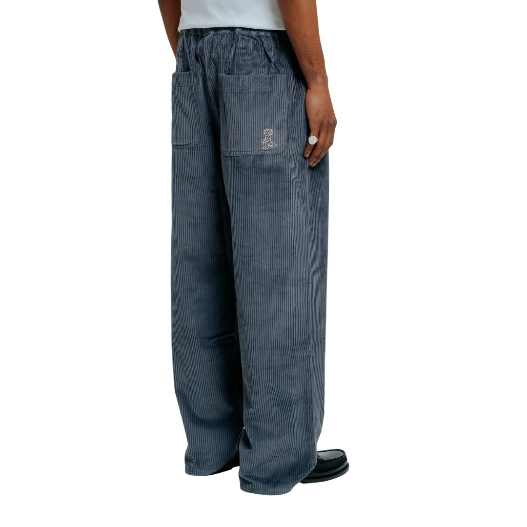 Magoado Cord Pants - Dark Grey