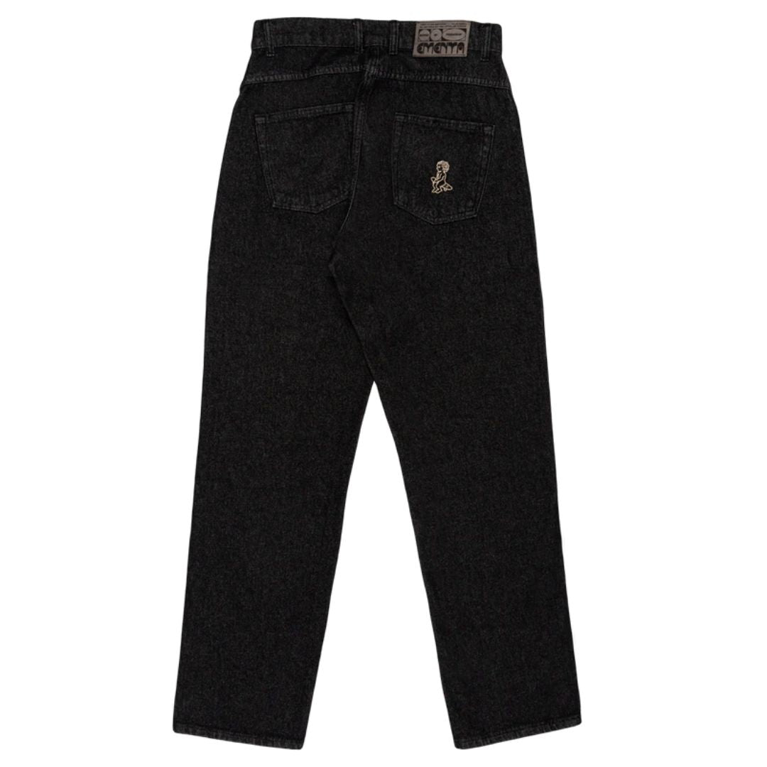 Ementa Magoado Denim Jeans - Black Rinsed
