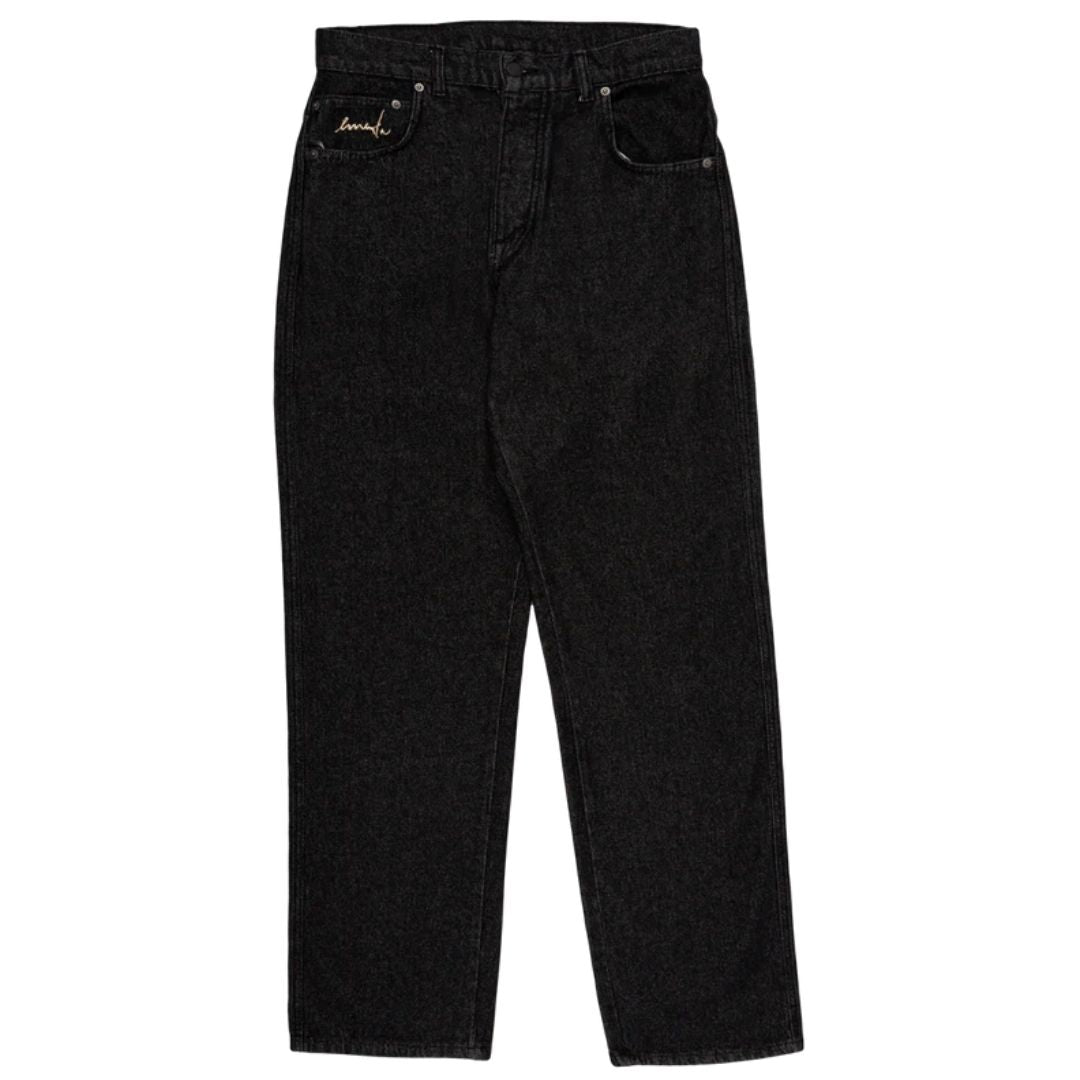 Ementa Magoado Denim Jeans - Black Rinsed