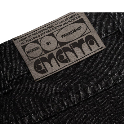 Ementa Magoado Denim Jeans - Black Rinsed