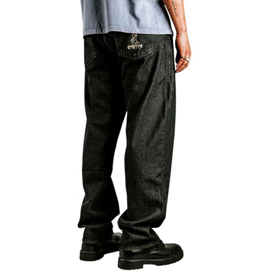Ementa Magoado Denim Jeans - Black Rinsed
