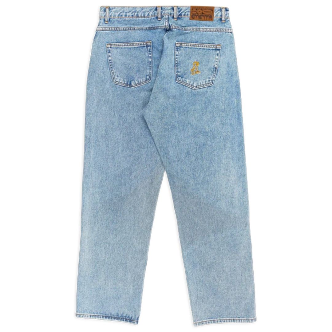 Ementa Magoado Denim Pants - Blue Washed
