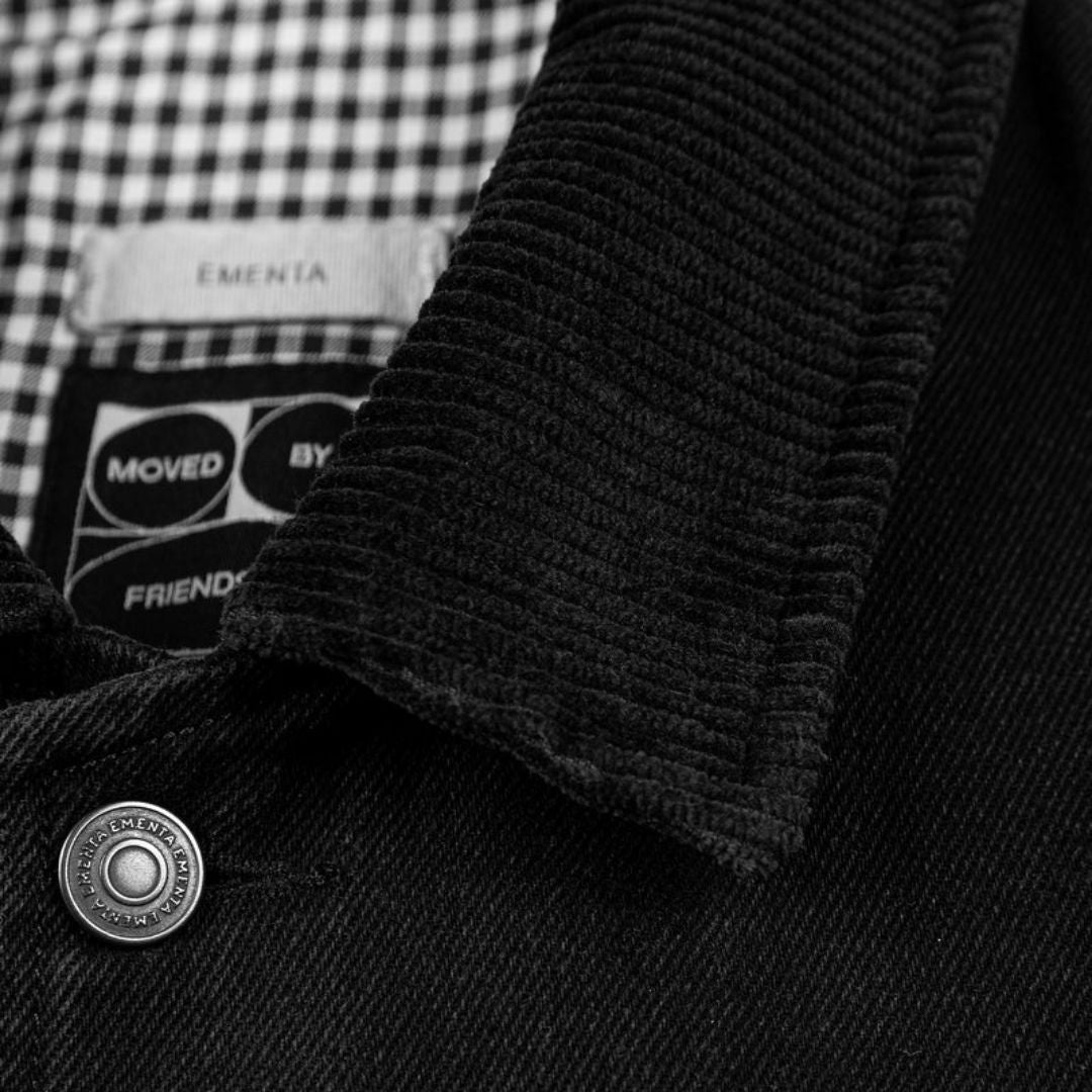 Ementa Mira Ikon Denim Jacket - Black Rinsed