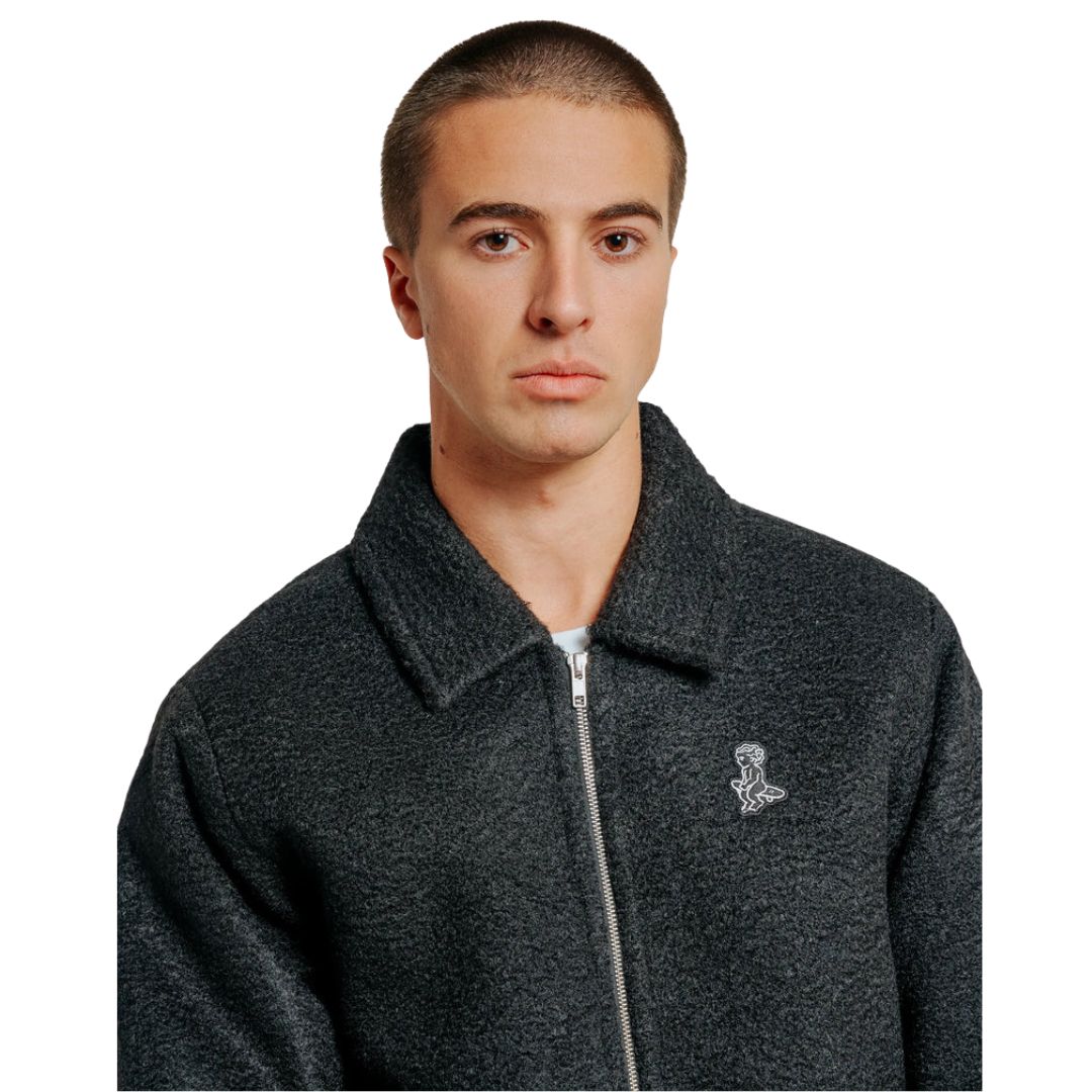 Ementa Mufete Jacket - Black | Lisbon Skateboarding Label