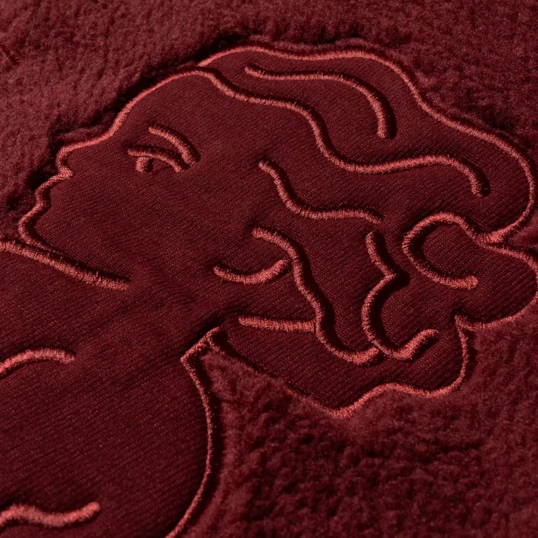 Ementa Oreo College Polar Jacket - Burgundy