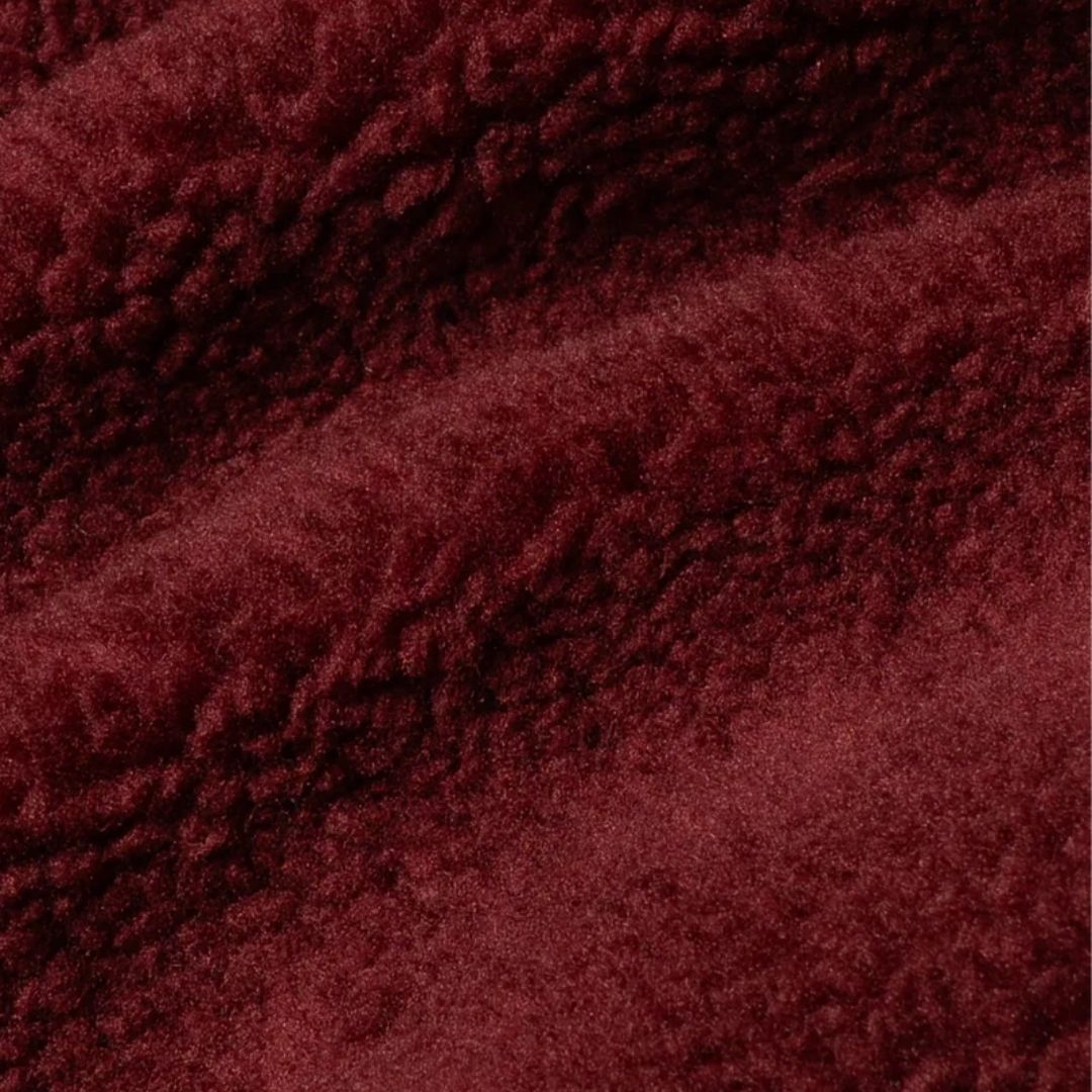 Oreo College Polar Jacket - Burgundy