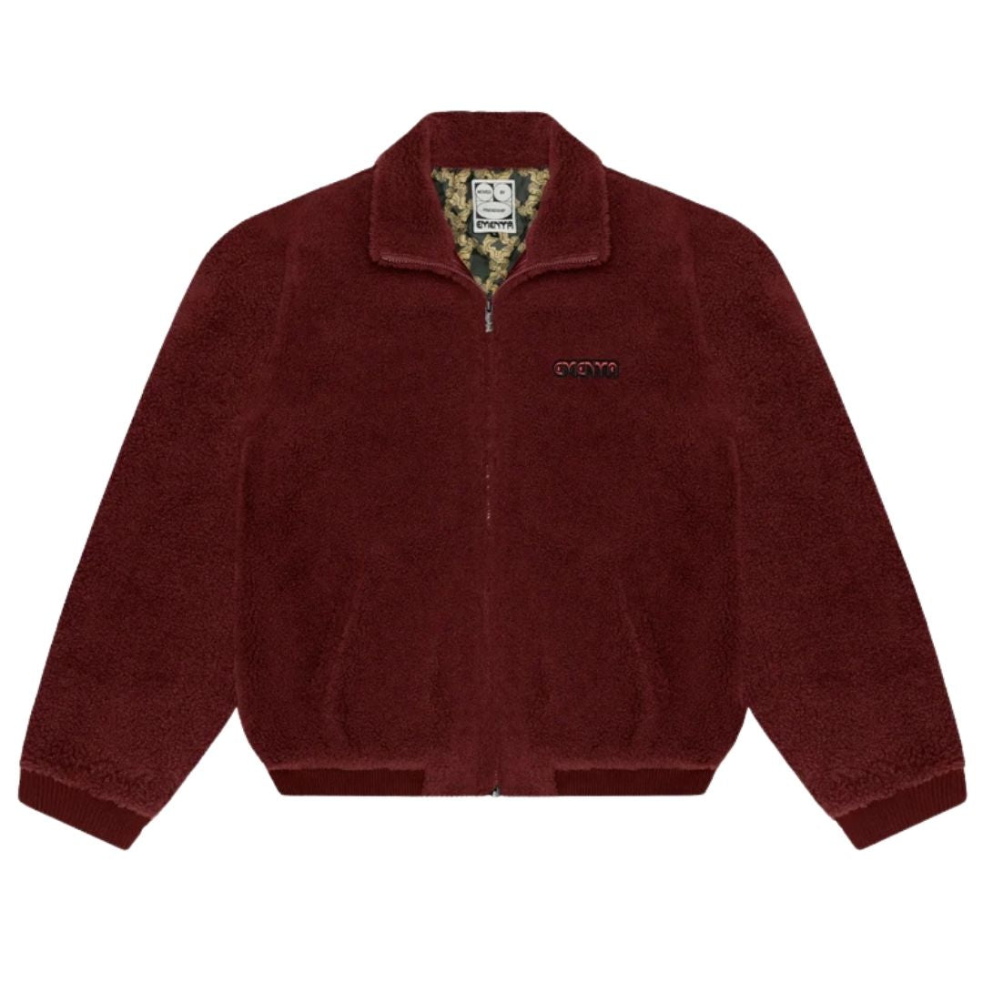 Ementa Oreo College Polar Jacket - Burgundy | Lisbon Skateboarding Label