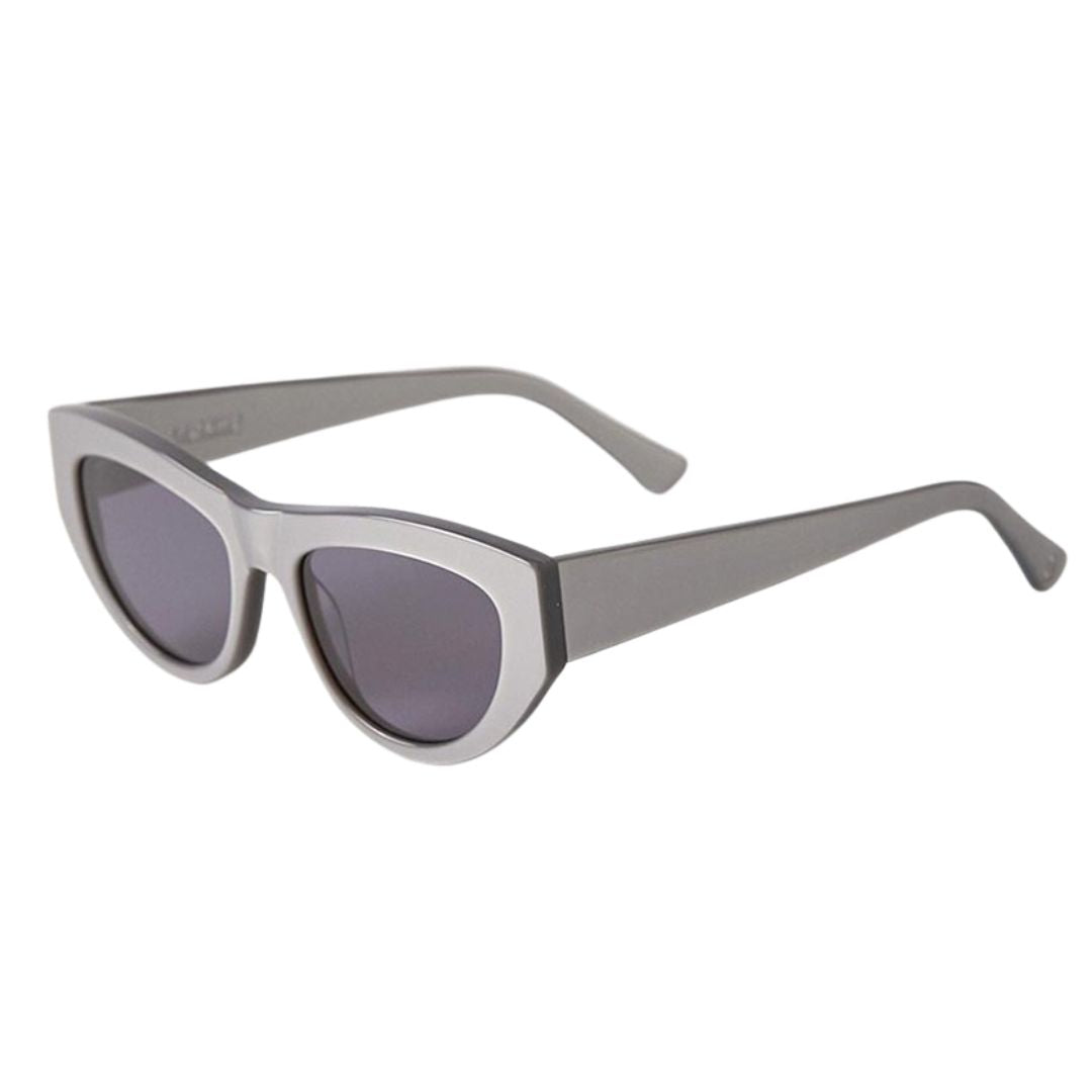 Epøkhe Candy Sunglasses Silver Polished Black | Premium Eyewear