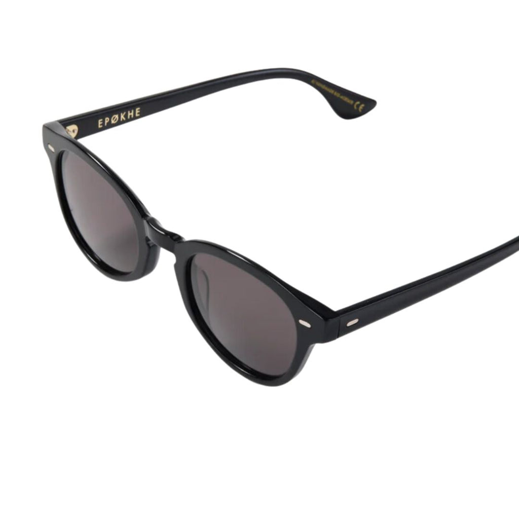 Epøkhe Coil Sunglasses Black Polished Black | Premium Eyewear
