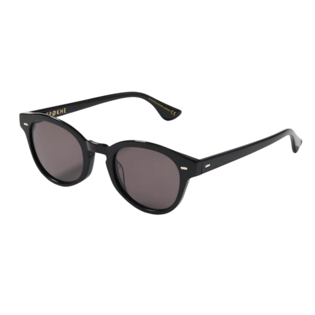 Epøkhe Coil Sunglasses Black Polished Black | Premium Eyewear