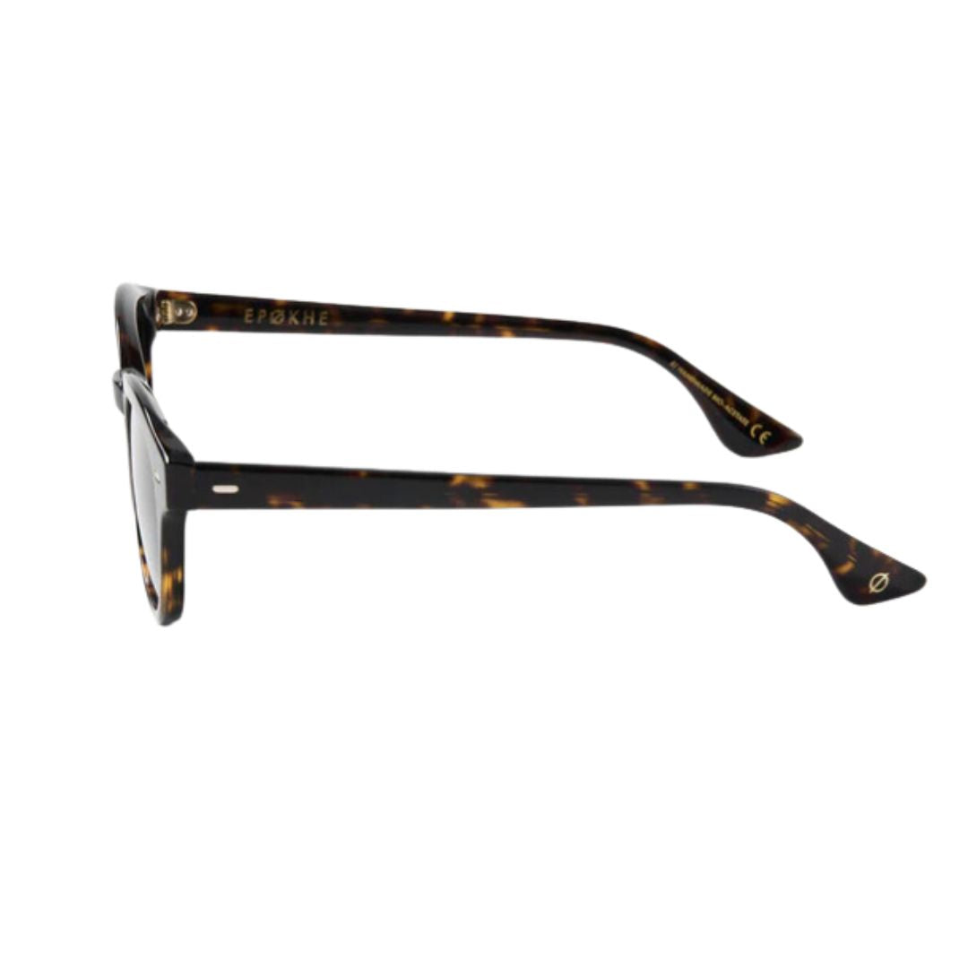 Epøkhe Coil Sunglasses Black Polished Black | Premium Eyewear