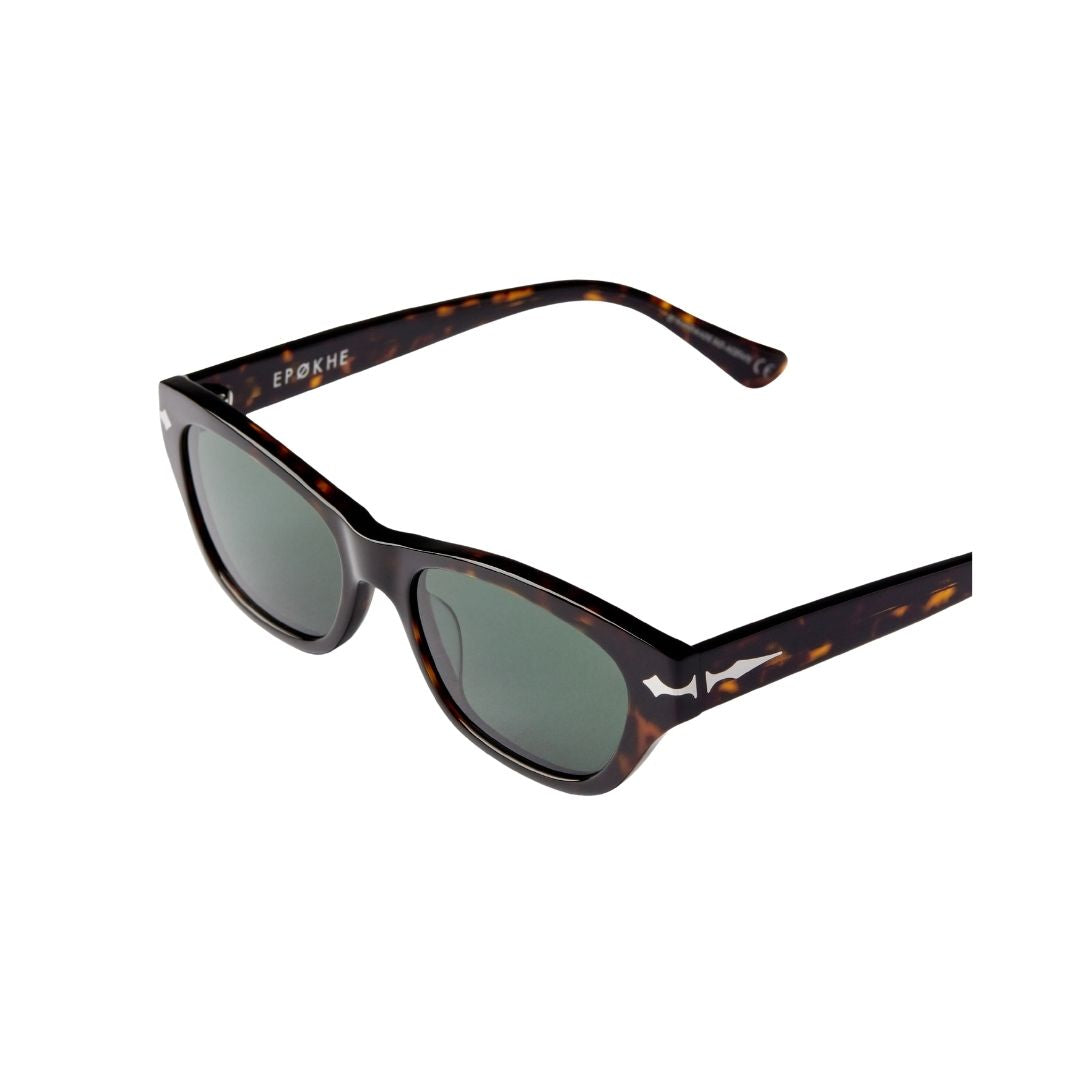 Epøkhe Frequency Sunglasses - Tortoise Polished Green Polarised