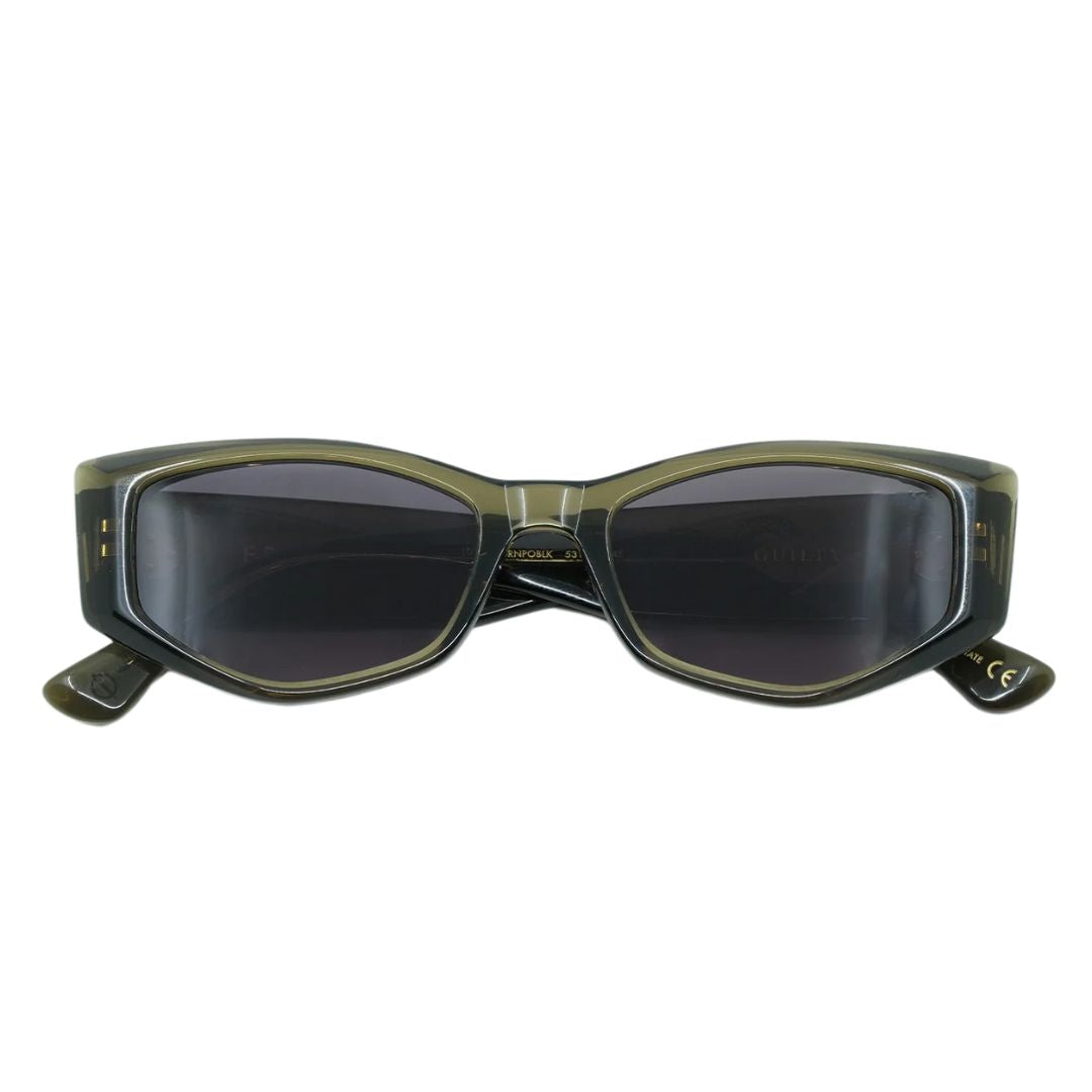 Epøkhe Guilty Sunglasses - Army Green Polished / Black