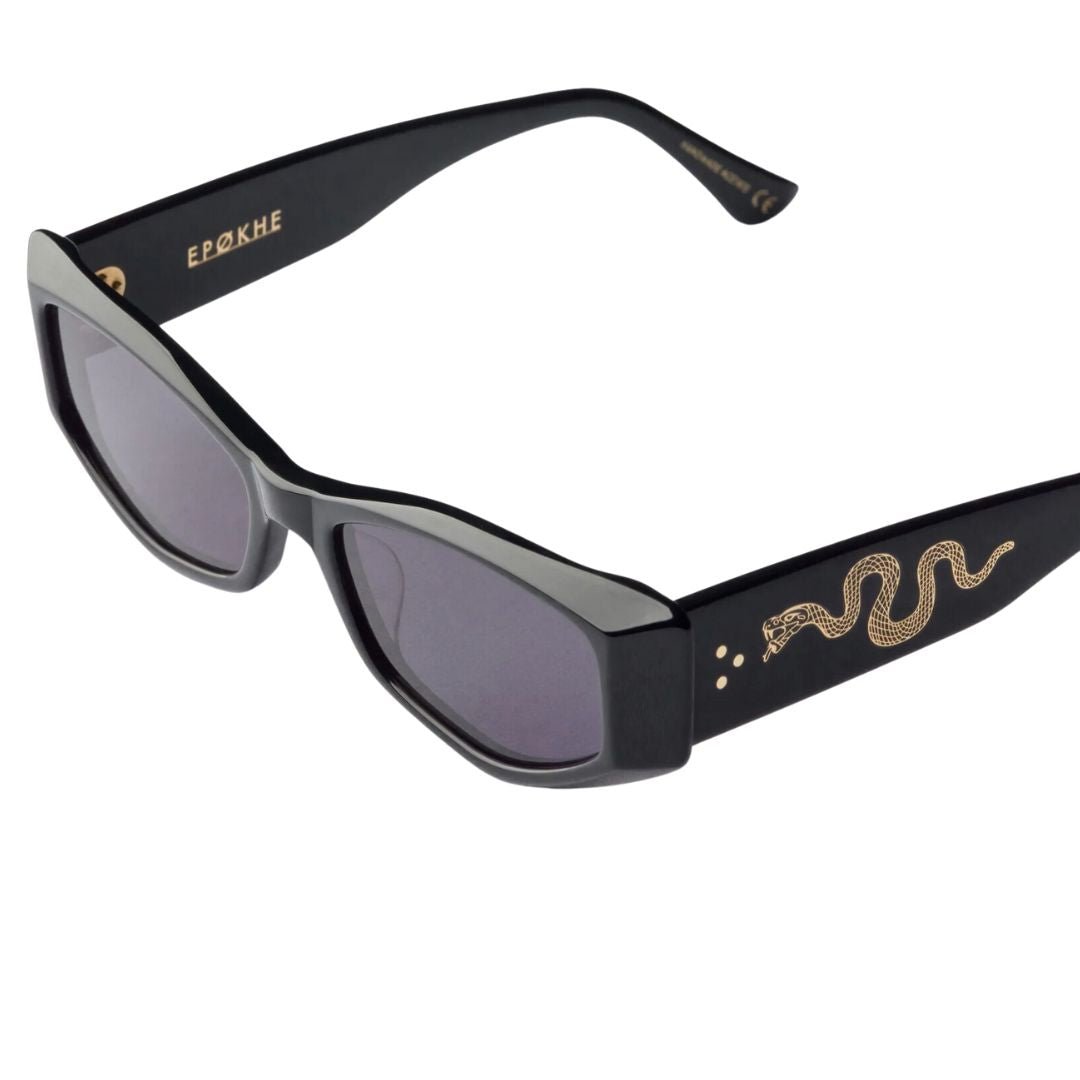 Epøkhe Guilty Sunglasses - Black Polished / Black